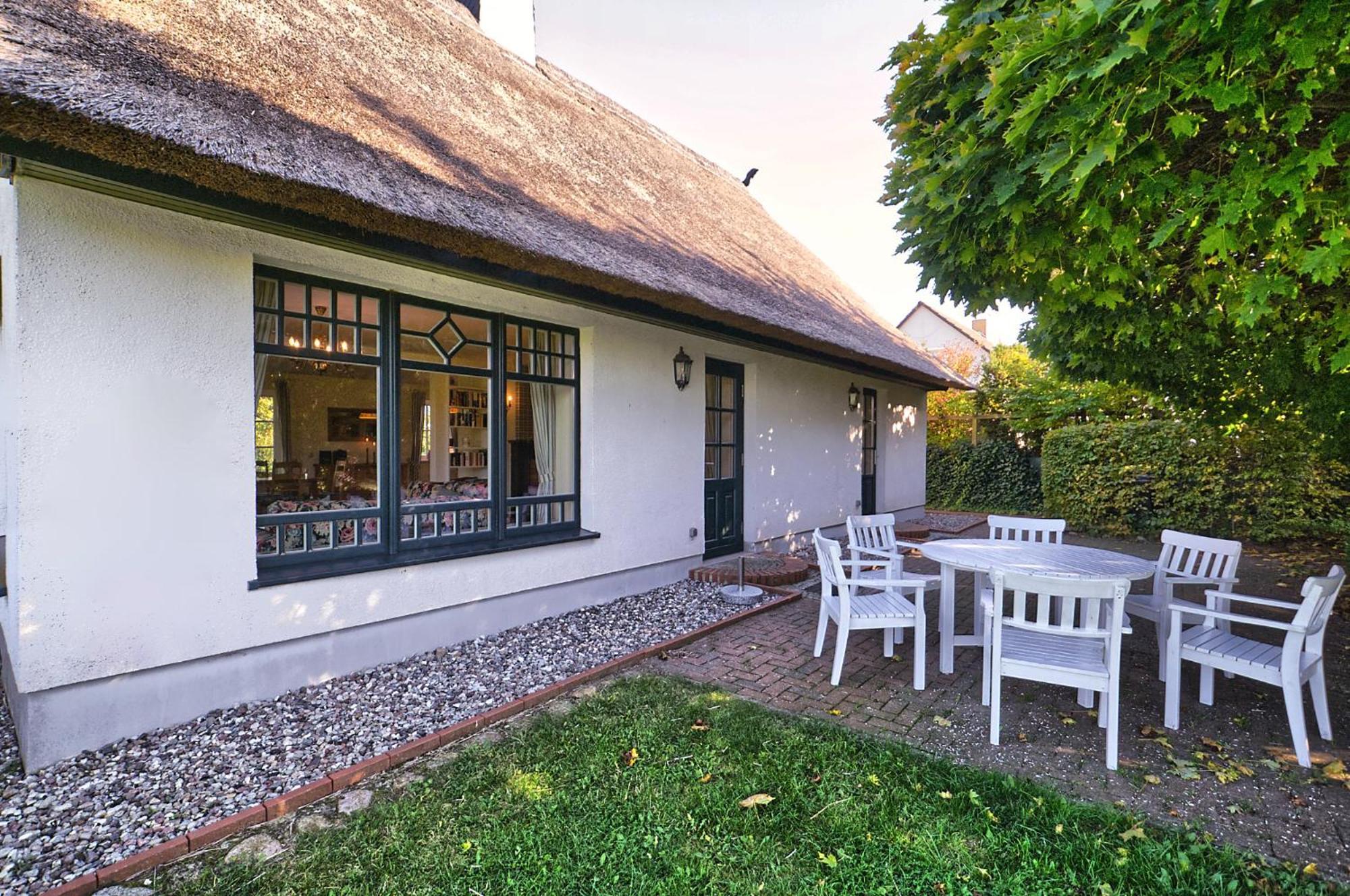 Reetdachhaus Mit Grossem Garten Und Kamin Marlow Exterior foto